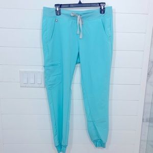 Figs Fresh Aqua Zamora Jogger Size Medium like new